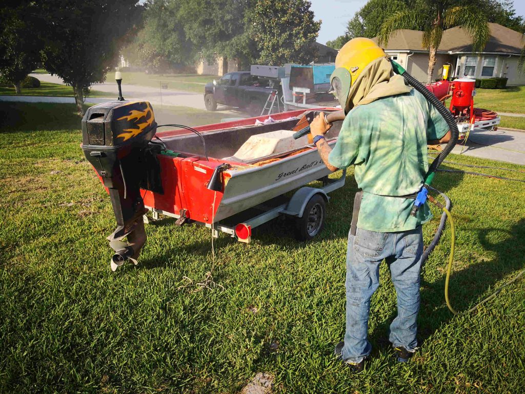 Our Green Blasting Services in Cedar Key