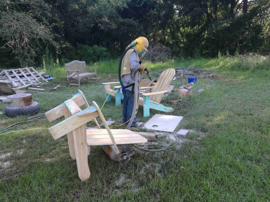 Wood Blasting